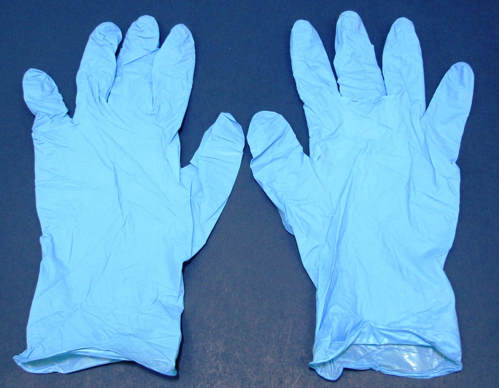 Nacosa Nitrile Exam Glove Blue, powderfree, 4 mil 934210 Used