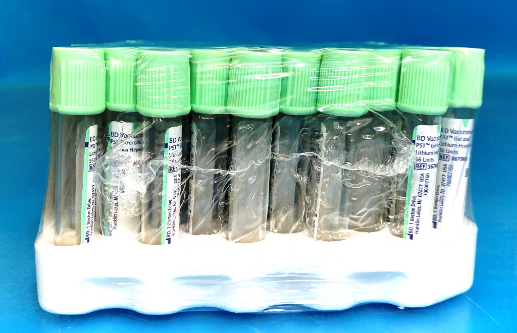 BD (Becton Dickinson) Venous Blood Collection Plasma Tube Vacutainer